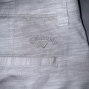 Callaway Light Gray Athletic Men's Golf Shorts